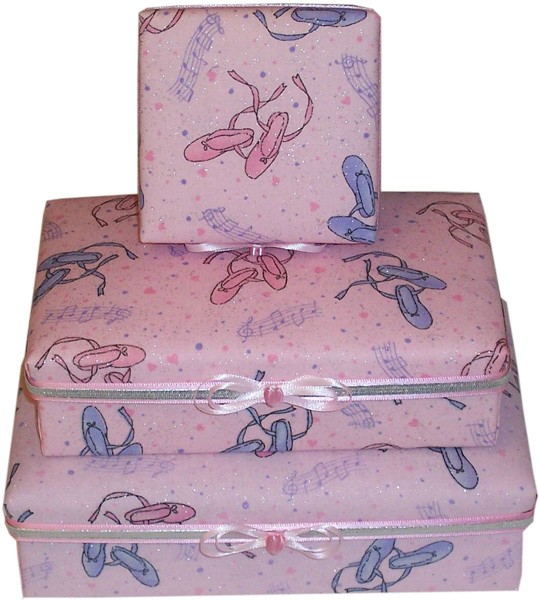 Pink Ballet Slippers Gift Box