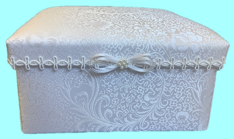 White Bridal Keepsake Box