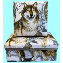 Wolf Pack in Winter Gift Box
